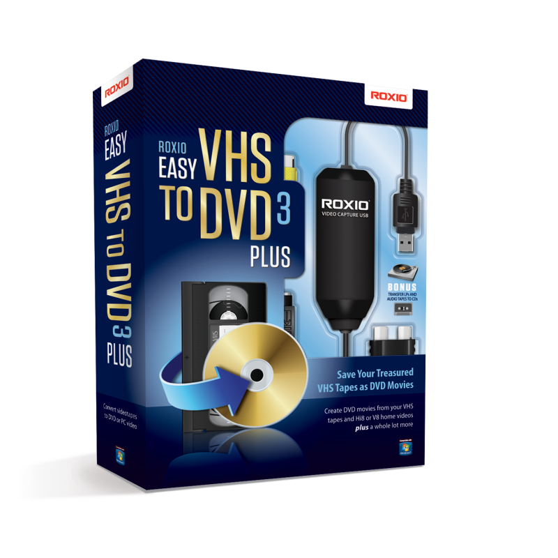 Roxio Easy VHS to DVD Plus 4.0.5 free download