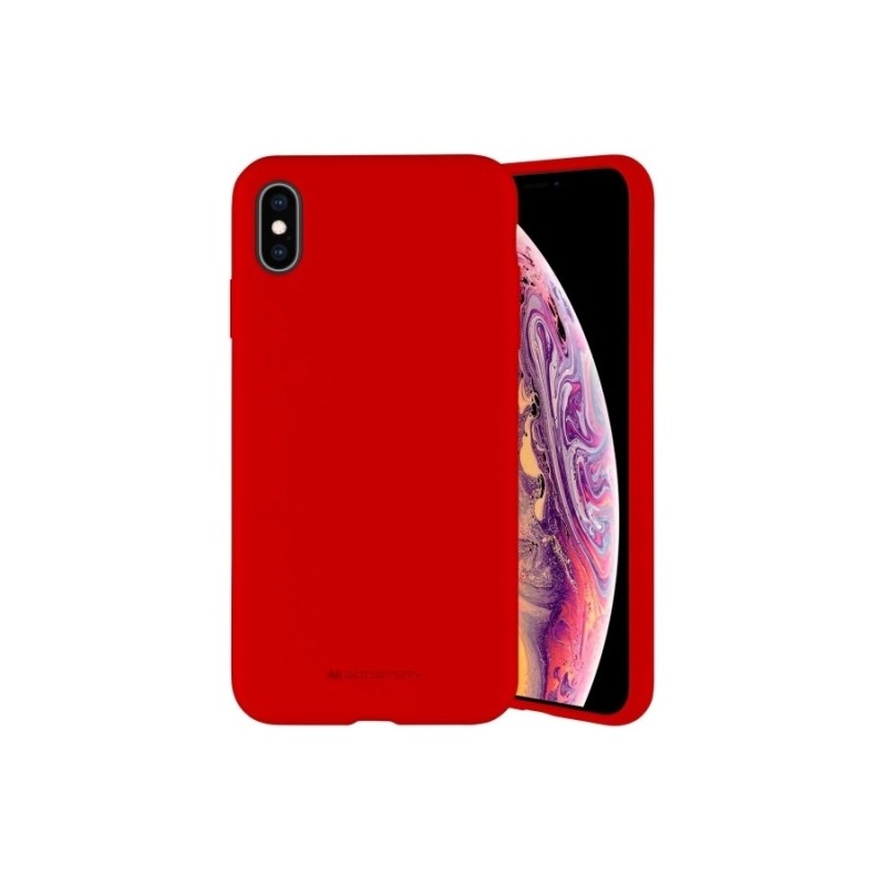 Mercury Silicone iPhone 13 6,1" czerwony/red