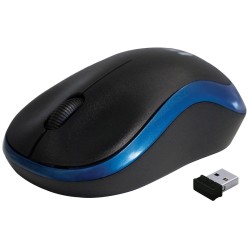 MYSZ REBELTEC METEOR  BLUE/BLACK WIRELESS USB