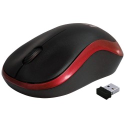 MYSZ REBELTEC METEOR  RED/BLACK WIRELESS USB