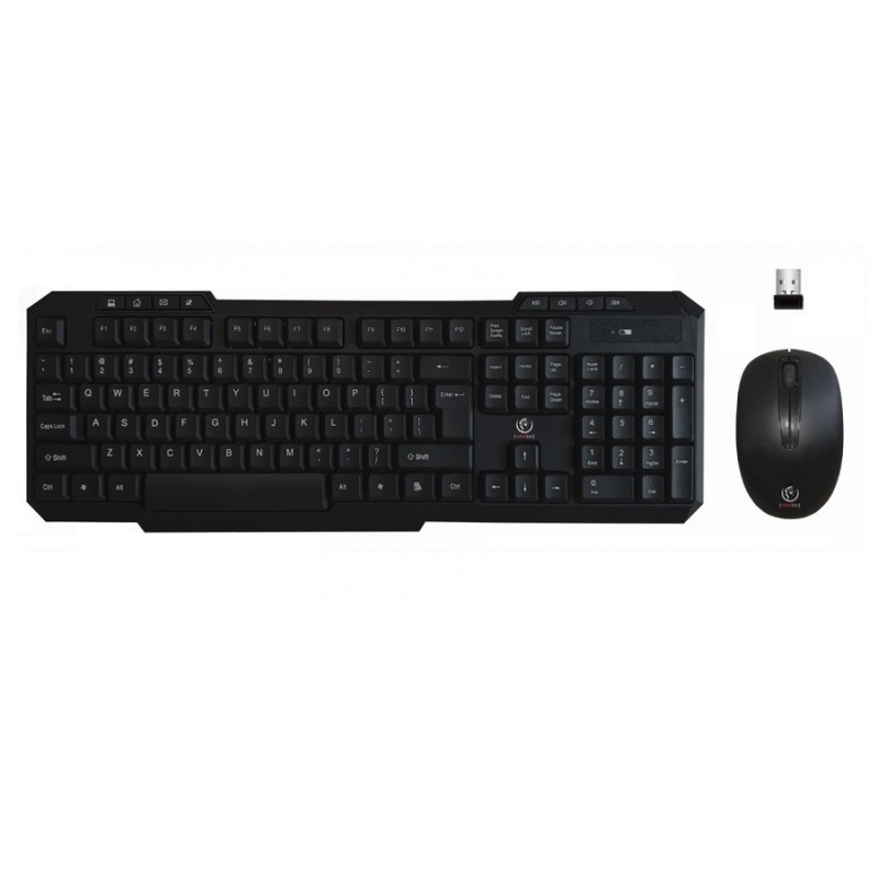 ZESTAW REBELTEC KLAWIATURA MAXIM + MYSZ WIRELESS BLACK USB