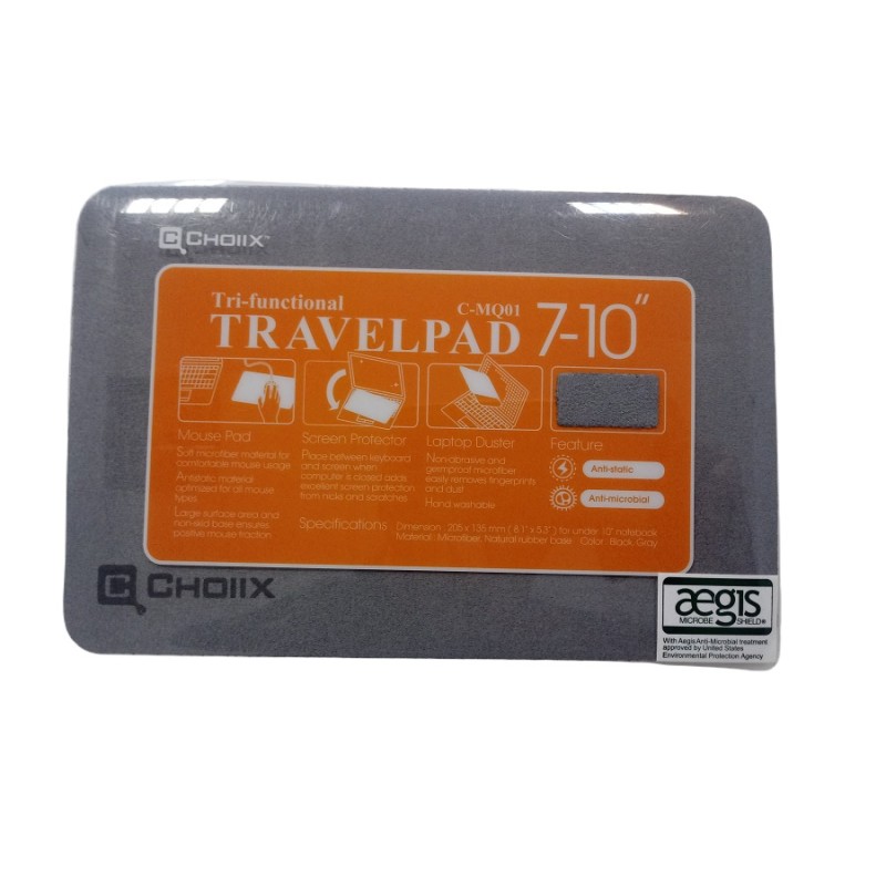 MOUSE PAD CHOIIX TRAVELPAD 3 in 1 GRAY S