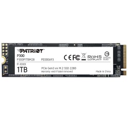 DYSK SSD PATRIOT M.2 1TB 2280 P300  NVMe Gen3x4 2100/1650MBs