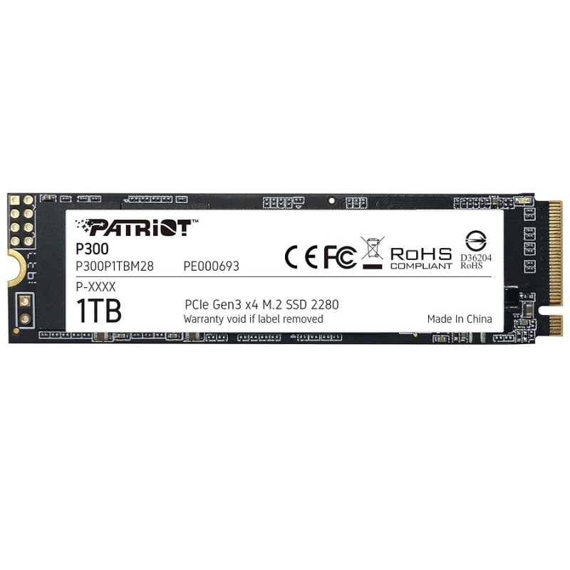 DYSK SSD PATRIOT M.2 1TB 2280 P300  NVMe Gen3x4 2100/1650MBs