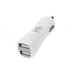 ŁADOWARKA SAMOCHODOWA REBELTEC A20  2xUSB WHITE