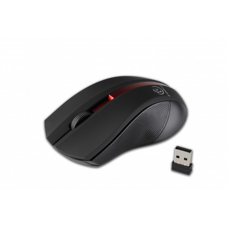 MYSZ REBELTEC GALAXY BLACK/RED WIRELESS USB