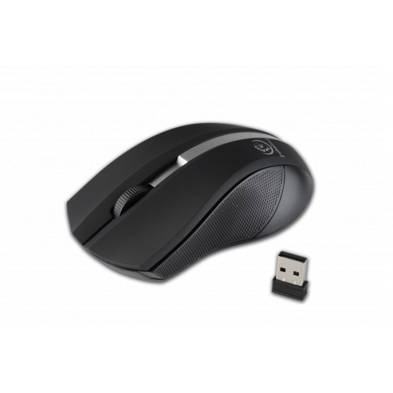 MYSZ REBELTEC GALAXY BLACK/SILVER WIRELESS USB