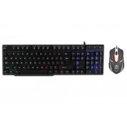 ZESTAW REBELTEC KLAWIATURA OPPRESSOR + MYSZ  LED/BLACK USB